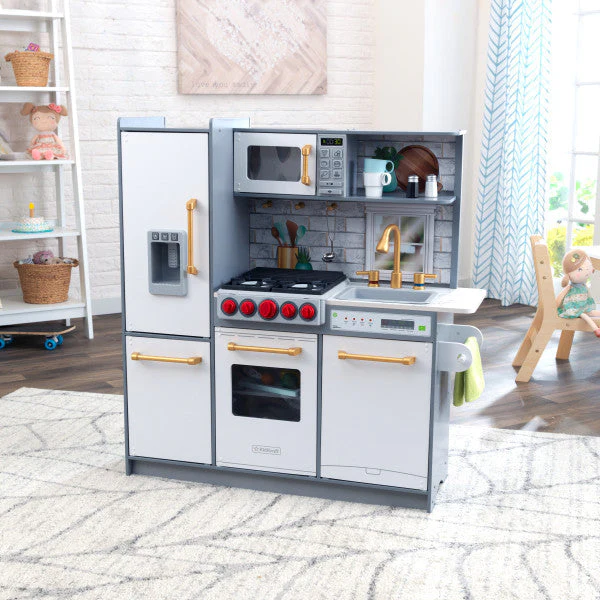 Uptown Elite White Play Kitchen with EZ Kraft Assembly By KIDKRAFT - Image 2