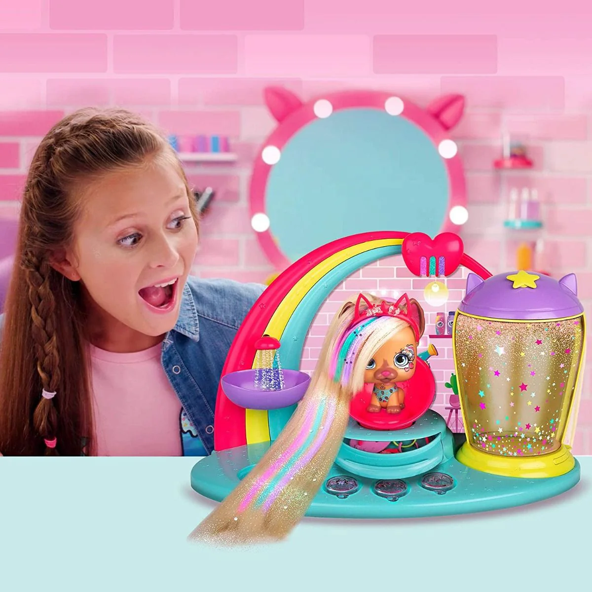 VIP Pets Fabio & Fabia Hair Salon Playset - Image 2