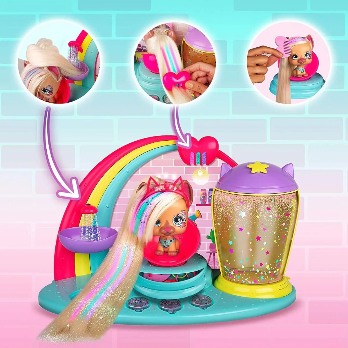 VIP Pets Fabio & Fabia Hair Salon Playset - Image 4