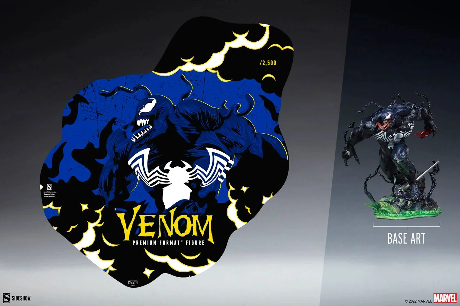 Marvel Venom 1/4 Scale Premium Format Statue by Sideshow - Image 3