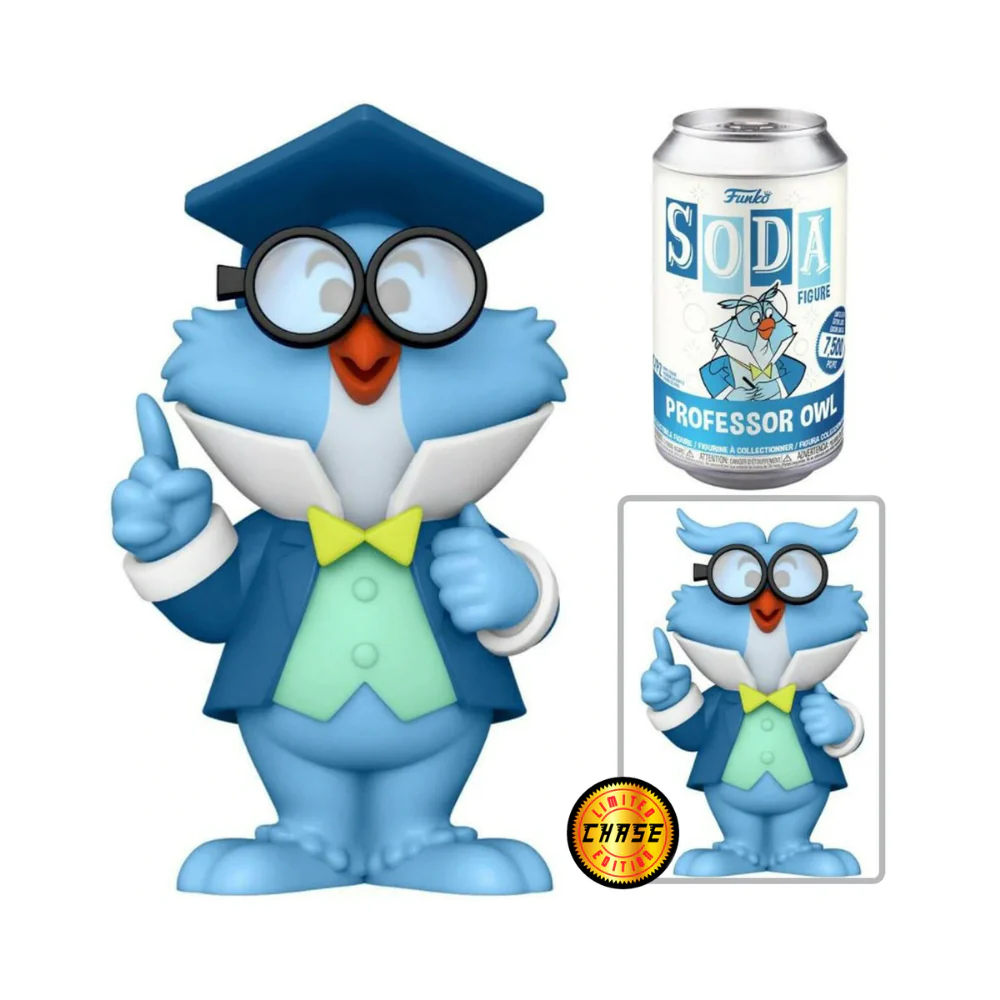 Vinyl SODA: Disney- Professor Owl w/Chase