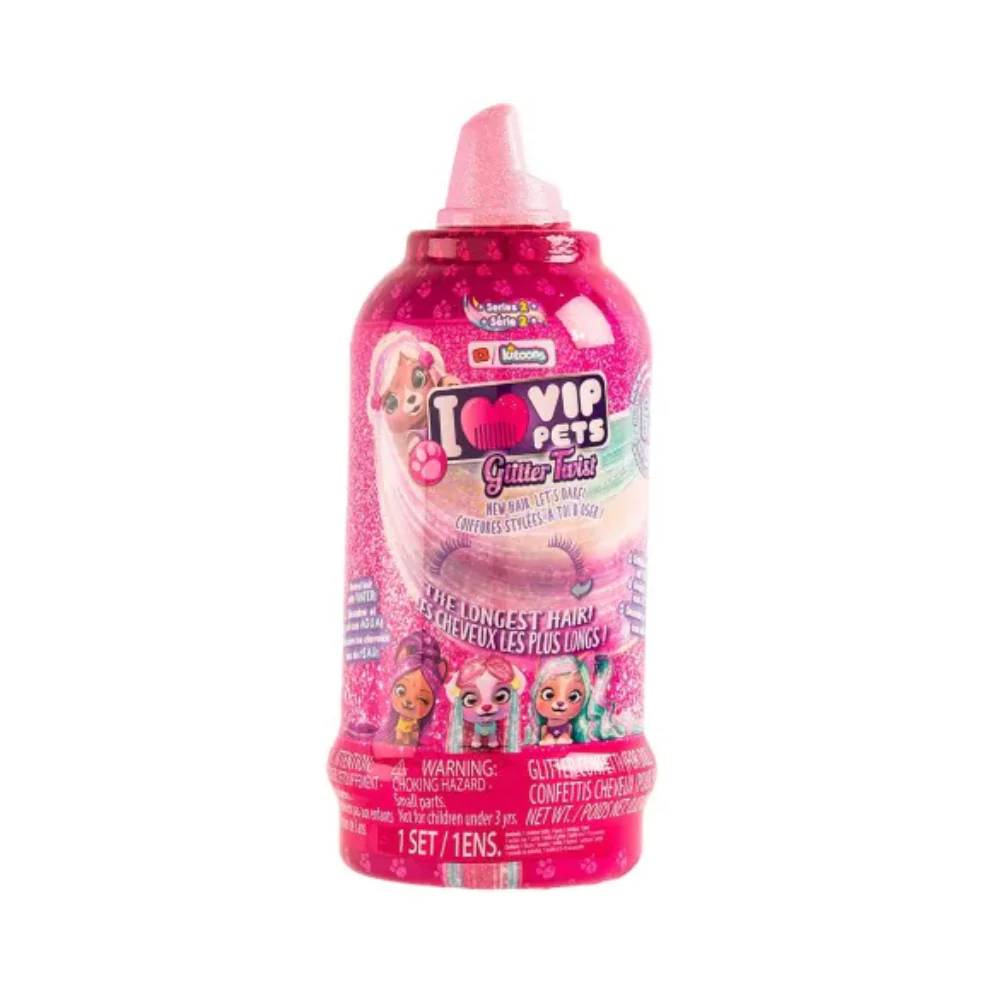 VIP Pets Surprise Hair Reveal Doll Series 2 Glitter Twist Mystery Pack