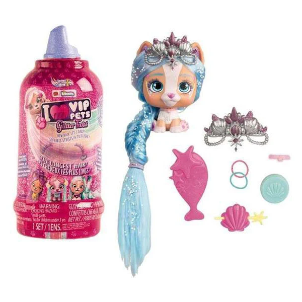 VIP Pets Surprise Hair Reveal Doll Series 2 Glitter Twist Mystery Pack - Image 4