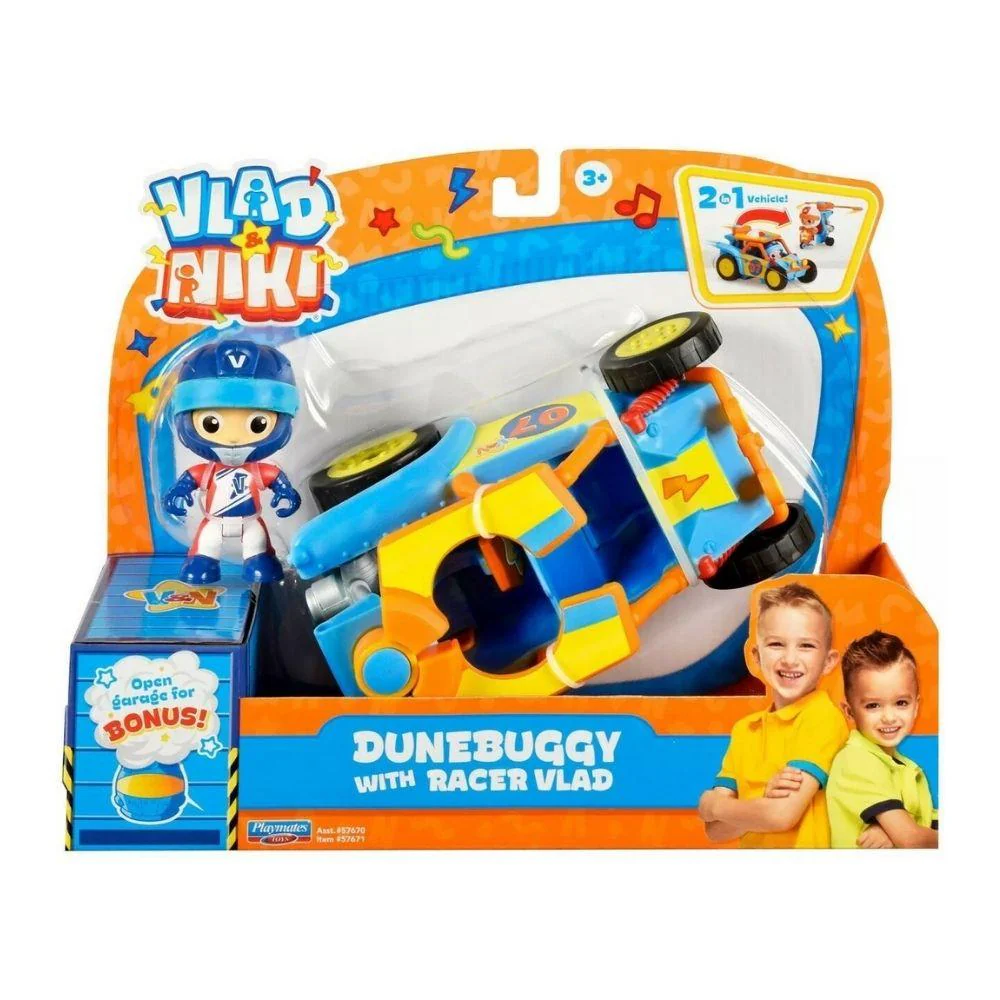 Vlad & Niki Vehicles w/3" Fig Wave #1 - Dunebuggy w/Racer Vlad