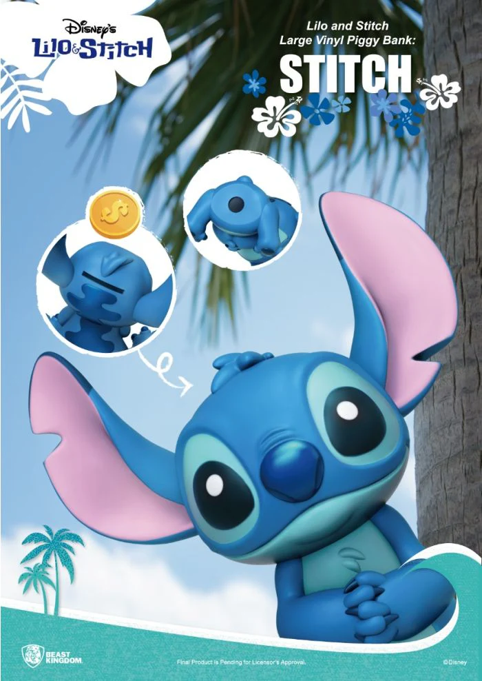 Lilo and Stitch Large Vinyl Piggy Bank: Stitch By Beast Kingdom (VPB-005) - Image 5