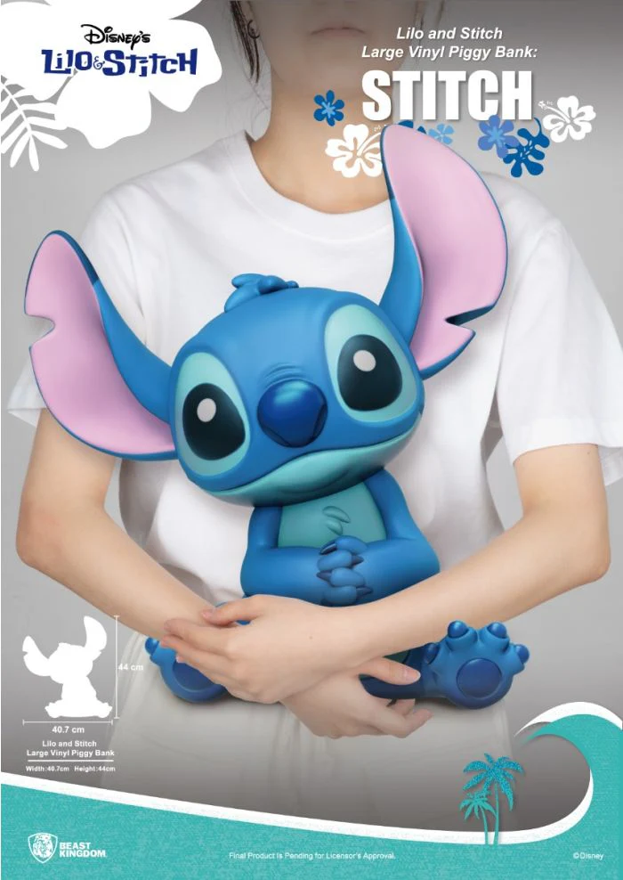 Lilo and Stitch Large Vinyl Piggy Bank: Stitch By Beast Kingdom (VPB-005) - Image 6
