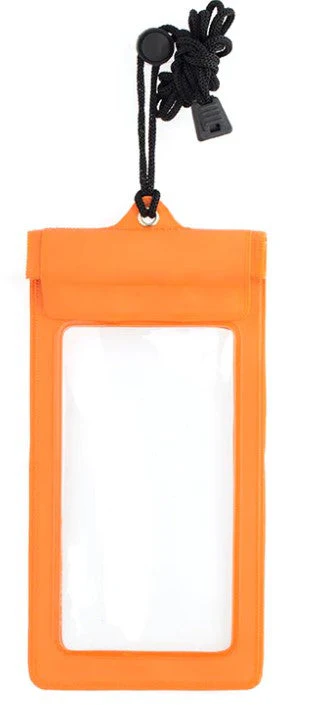 Orange Waterproof Phone Sleeve by Kikkerland - Image 3