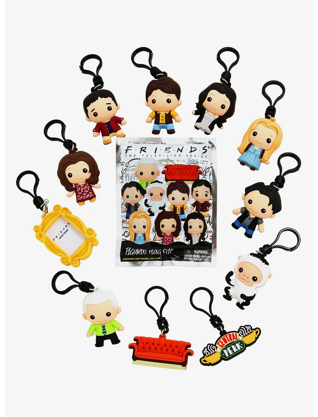 Friends Plush Bag Clip Blind Box - Image 2
