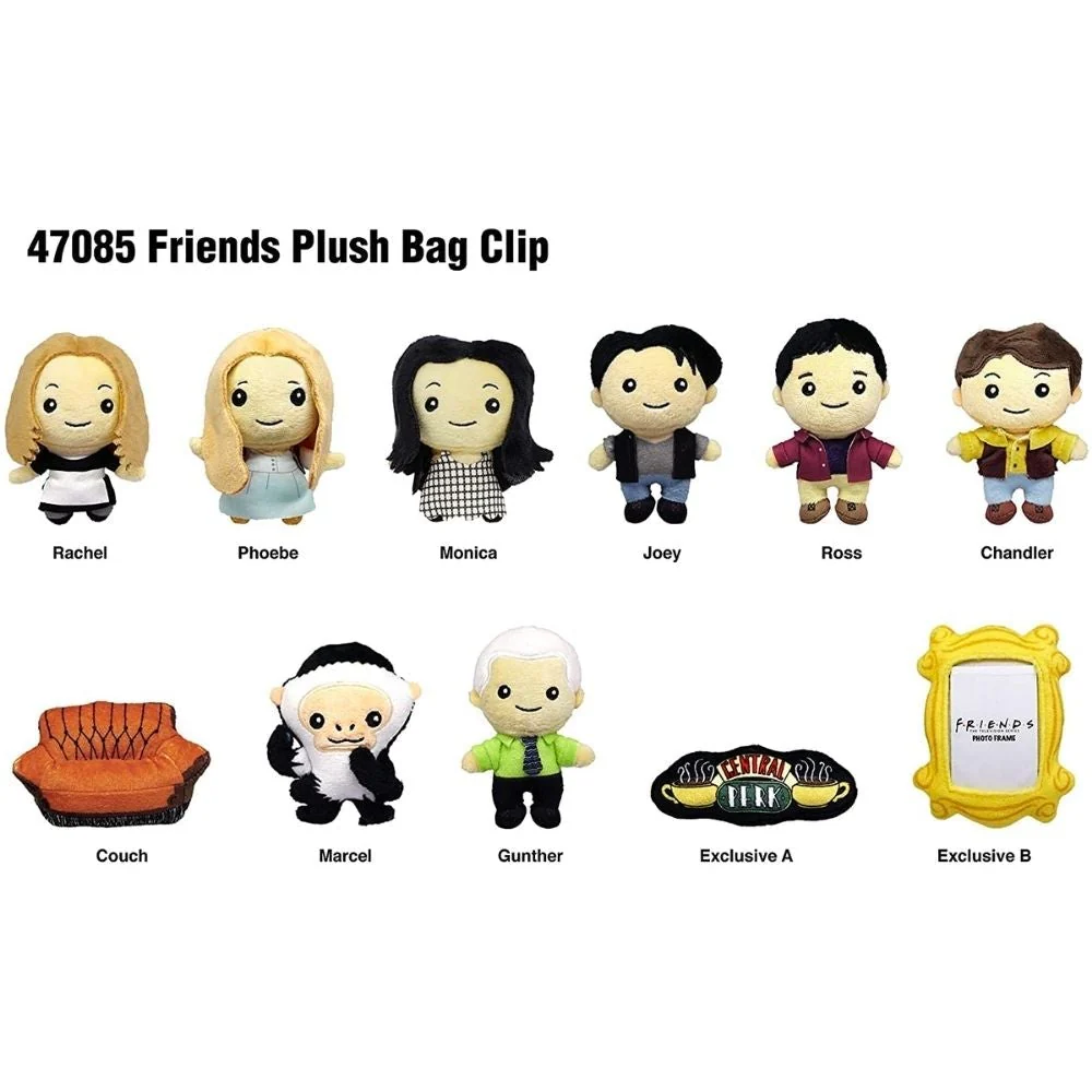 Friends Plush Bag Clip Blind Box - Image 3