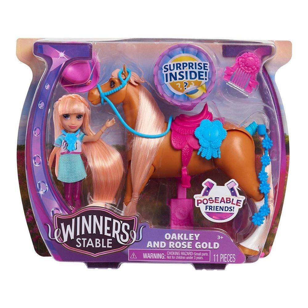 Winner's Stable Doll and Horse