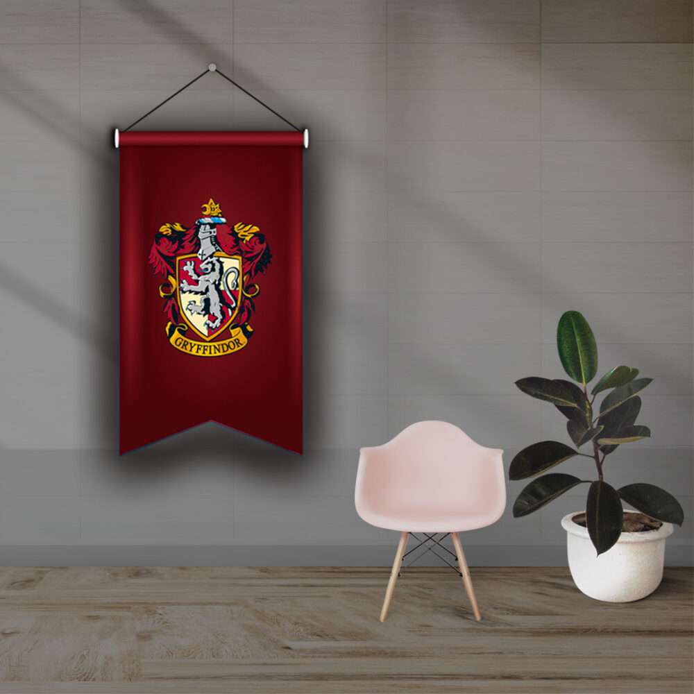 Wizarding World Harry Potter Gryffindor Big Pennant Dovetail Cut By Sihir Dukkani - Image 2