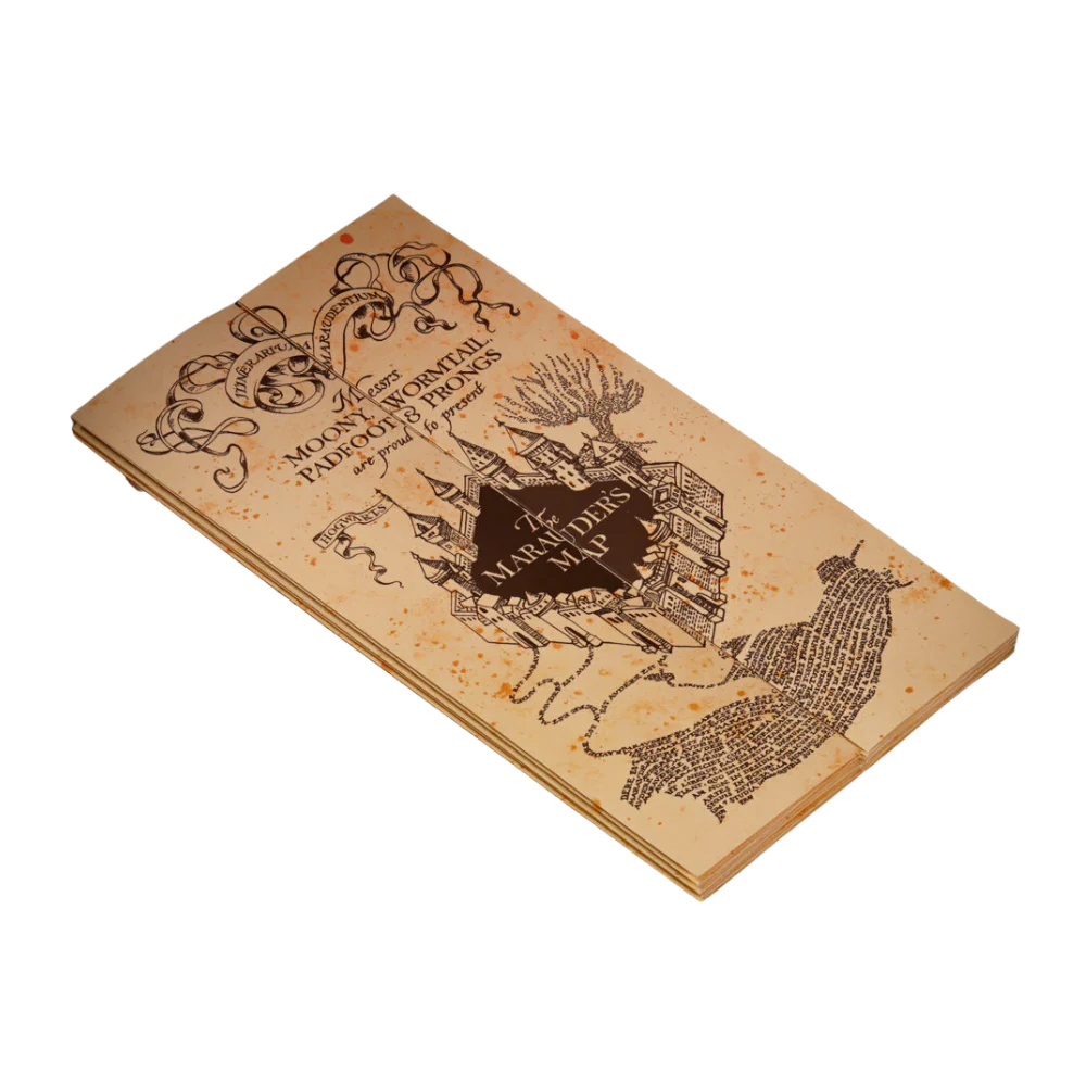 Harry Potter Wizarding World Marauder's Map Licensed Parchment Paper by Sihir Dukkani