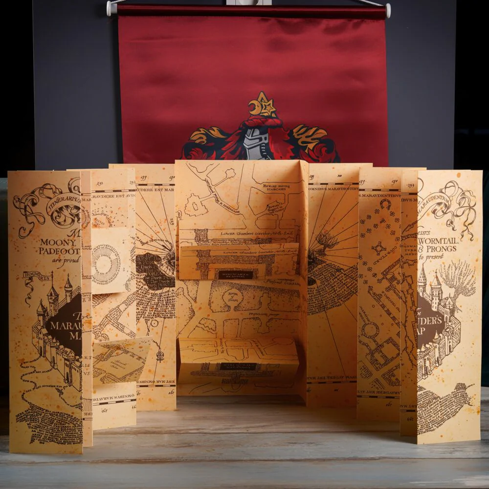 Harry Potter Wizarding World Marauder's Map Licensed Parchment Paper by Sihir Dukkani - Image 4