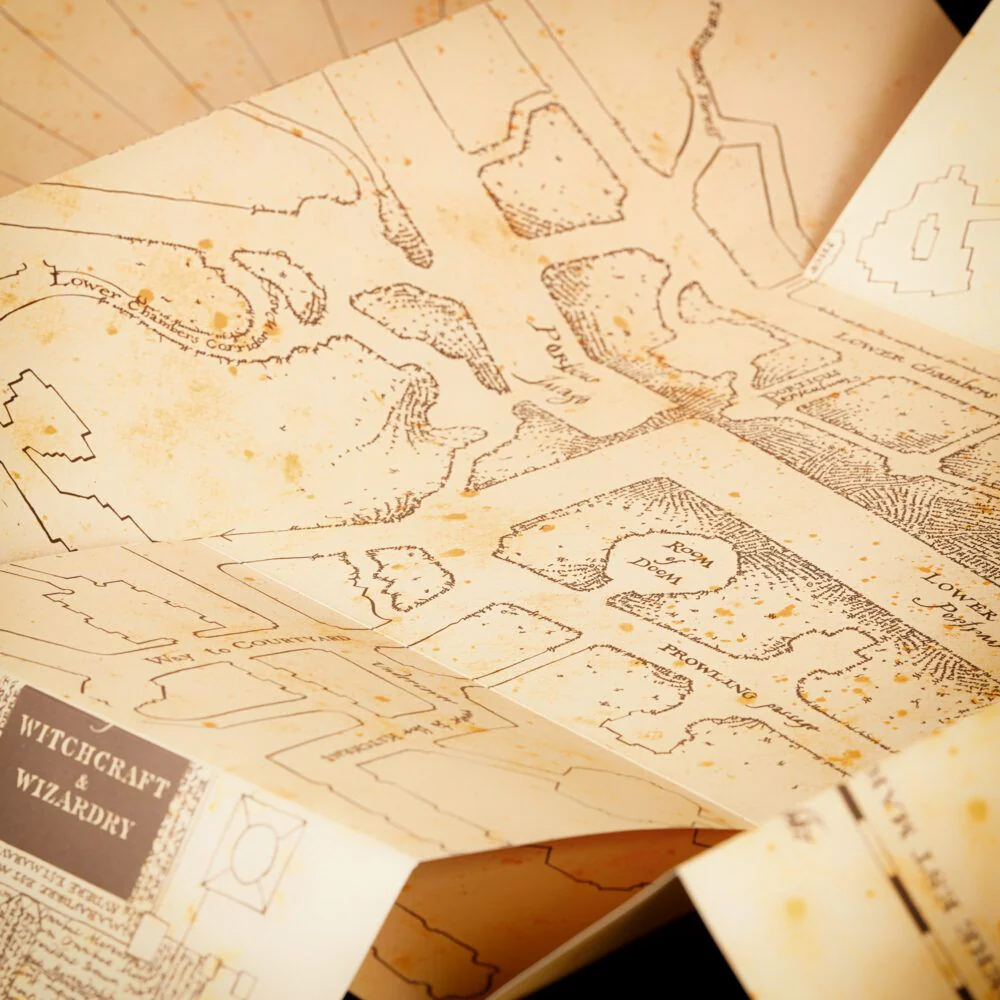 Harry Potter Wizarding World Marauder's Map Licensed Parchment Paper by Sihir Dukkani - Image 5