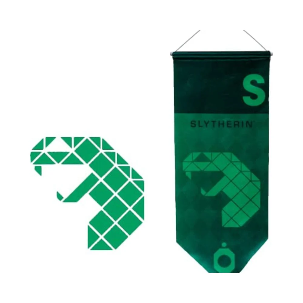 Wizarding World- Slytherin Pennant Sword Cut