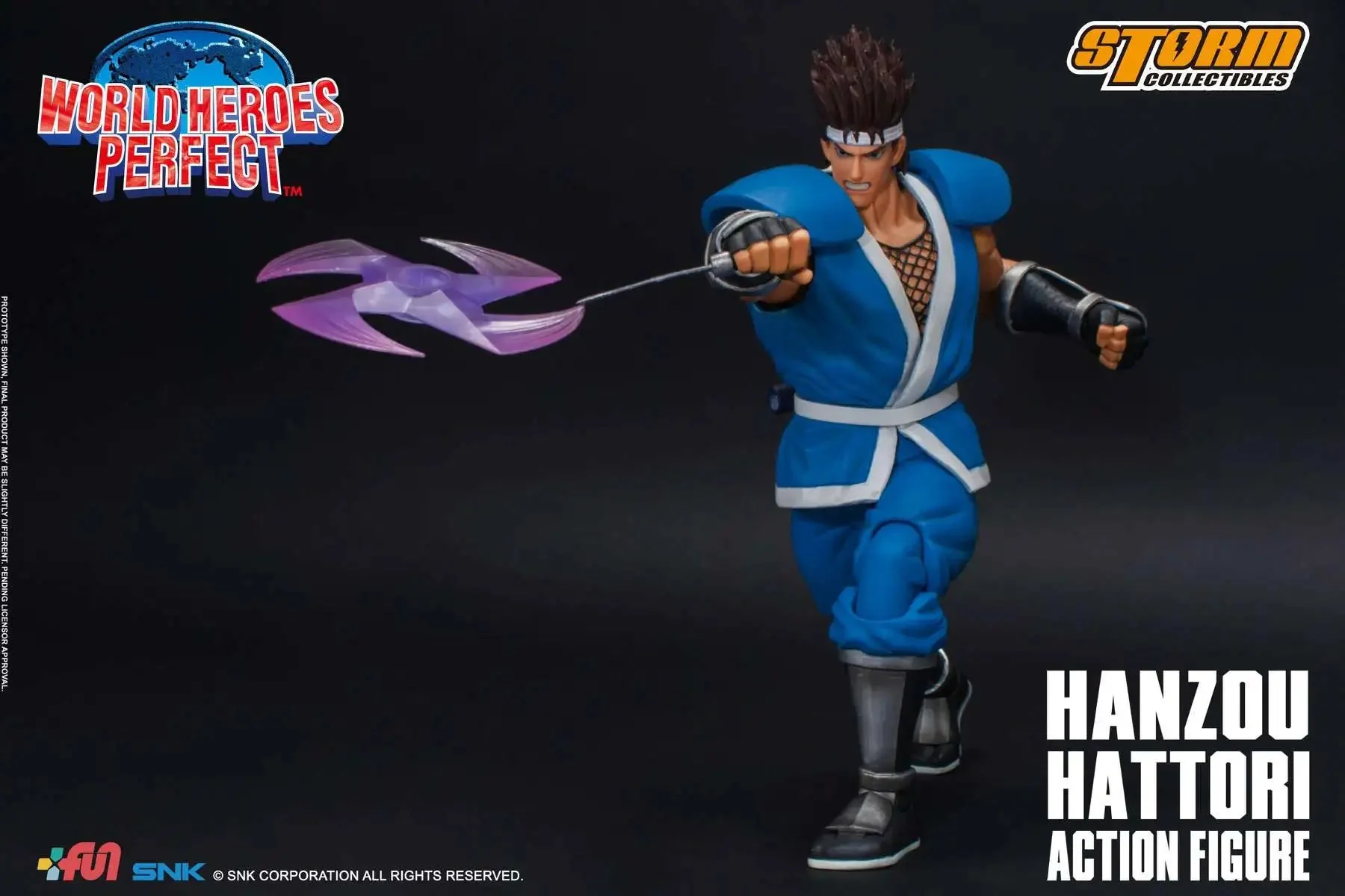 World Heroes Perfect Hanzou Action Figure By Storm Collectibles - Image 3