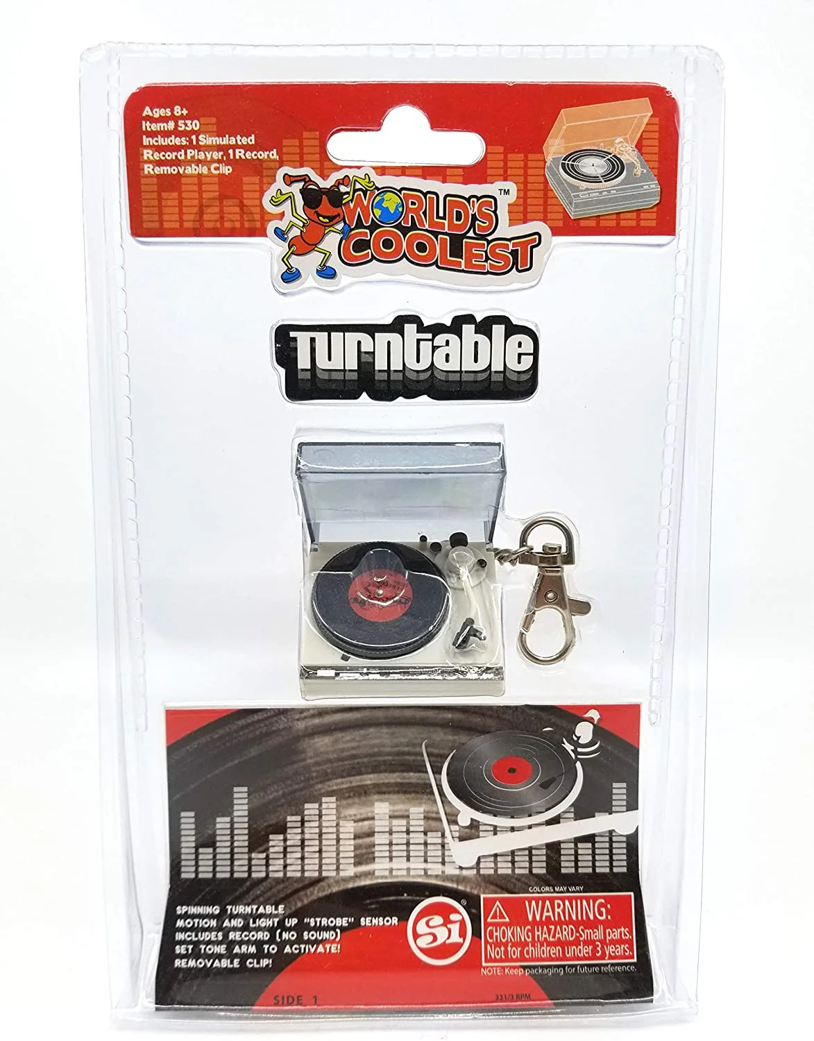 Worlds Coolest DJ Turntable keychain