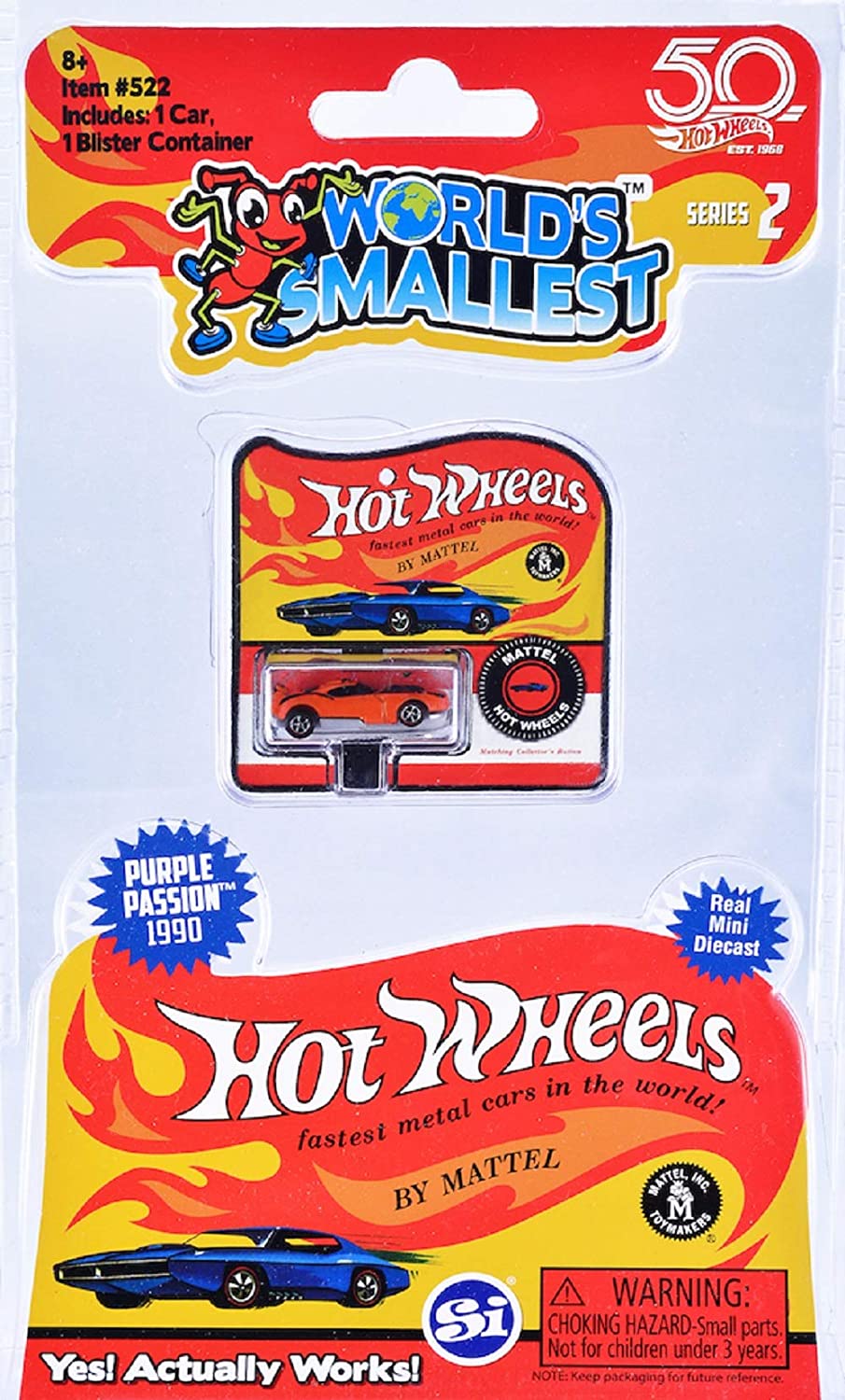 Worlds Smallest SI512 Cars Hot Wheels Set, Varies