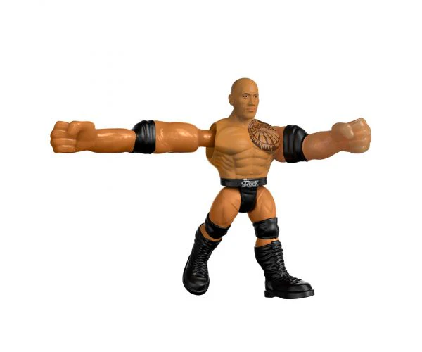 WWE Bend 'N Bash The Rock Action Figure - Image 3