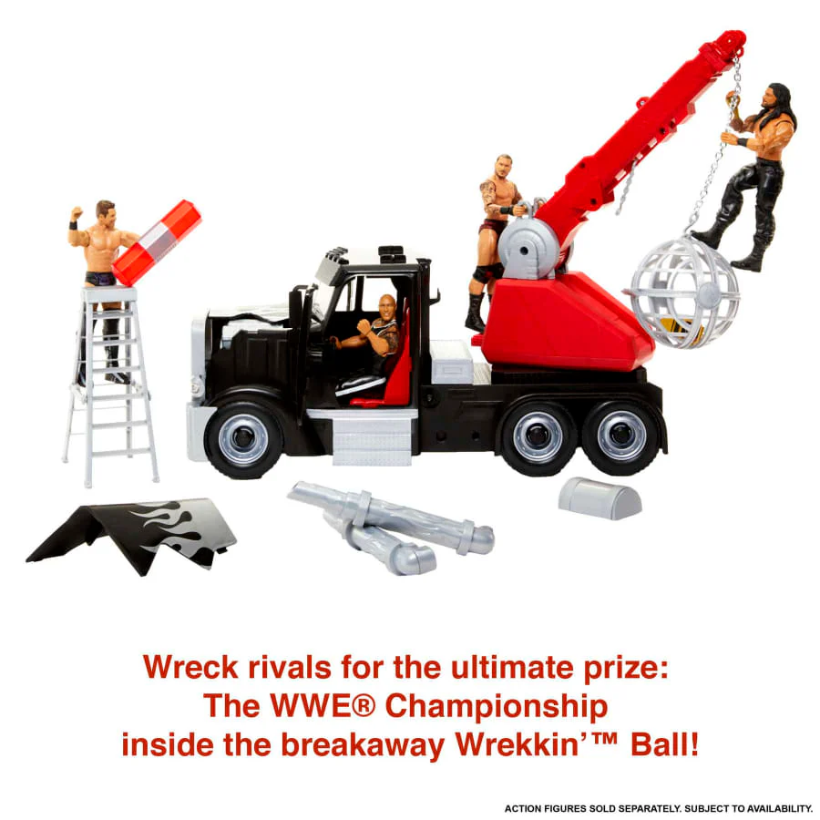 WWE Wrekkin Rampage Rig Truck Action Figure Vehicle - Image 3