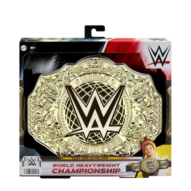 WWE Wwe World Heavyweight Title Belt (Gold) Toys by Mattel - Image 2