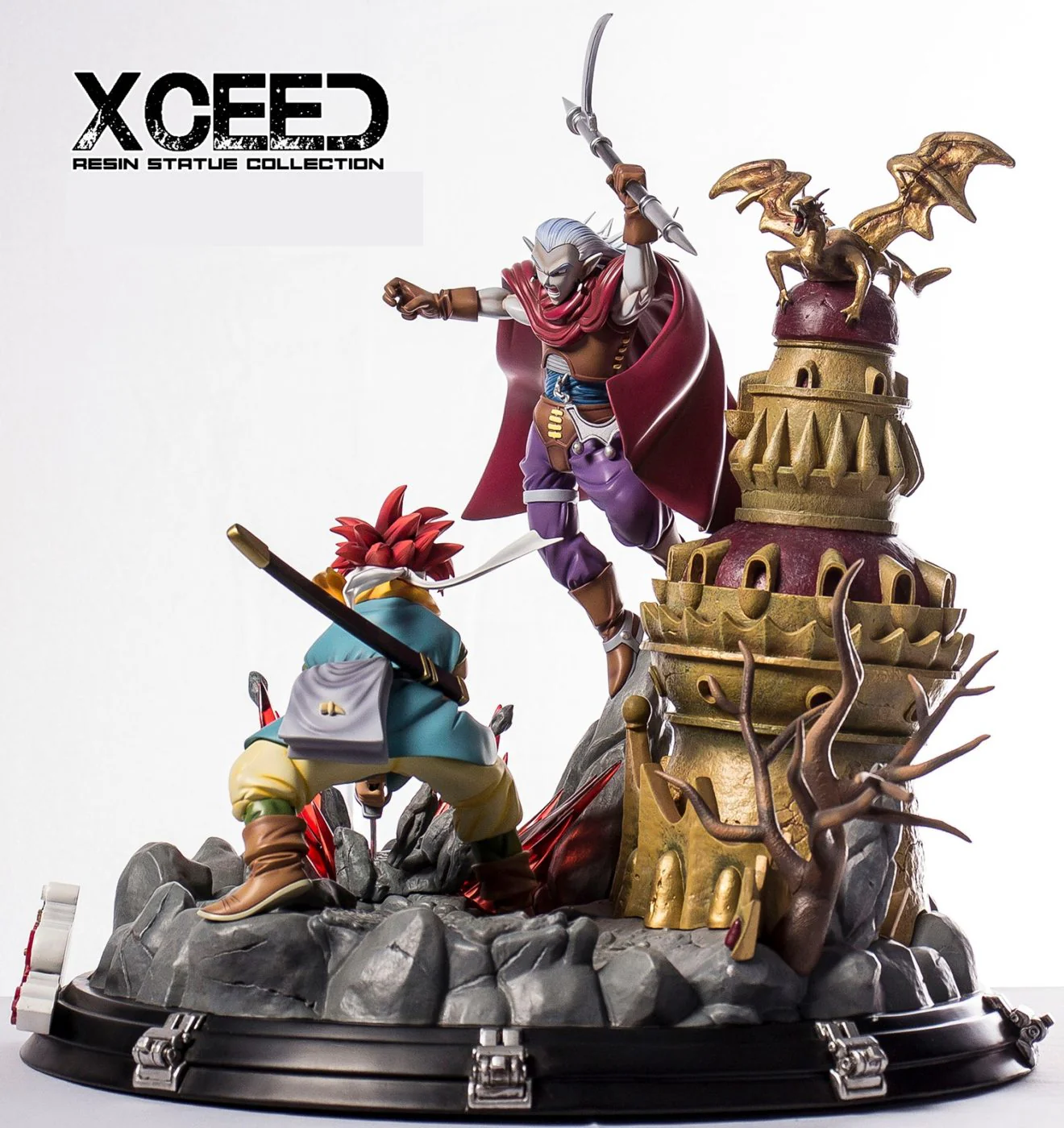 Chrono Trigger Chrono and Jiaji Statue by Xceed - Image 2