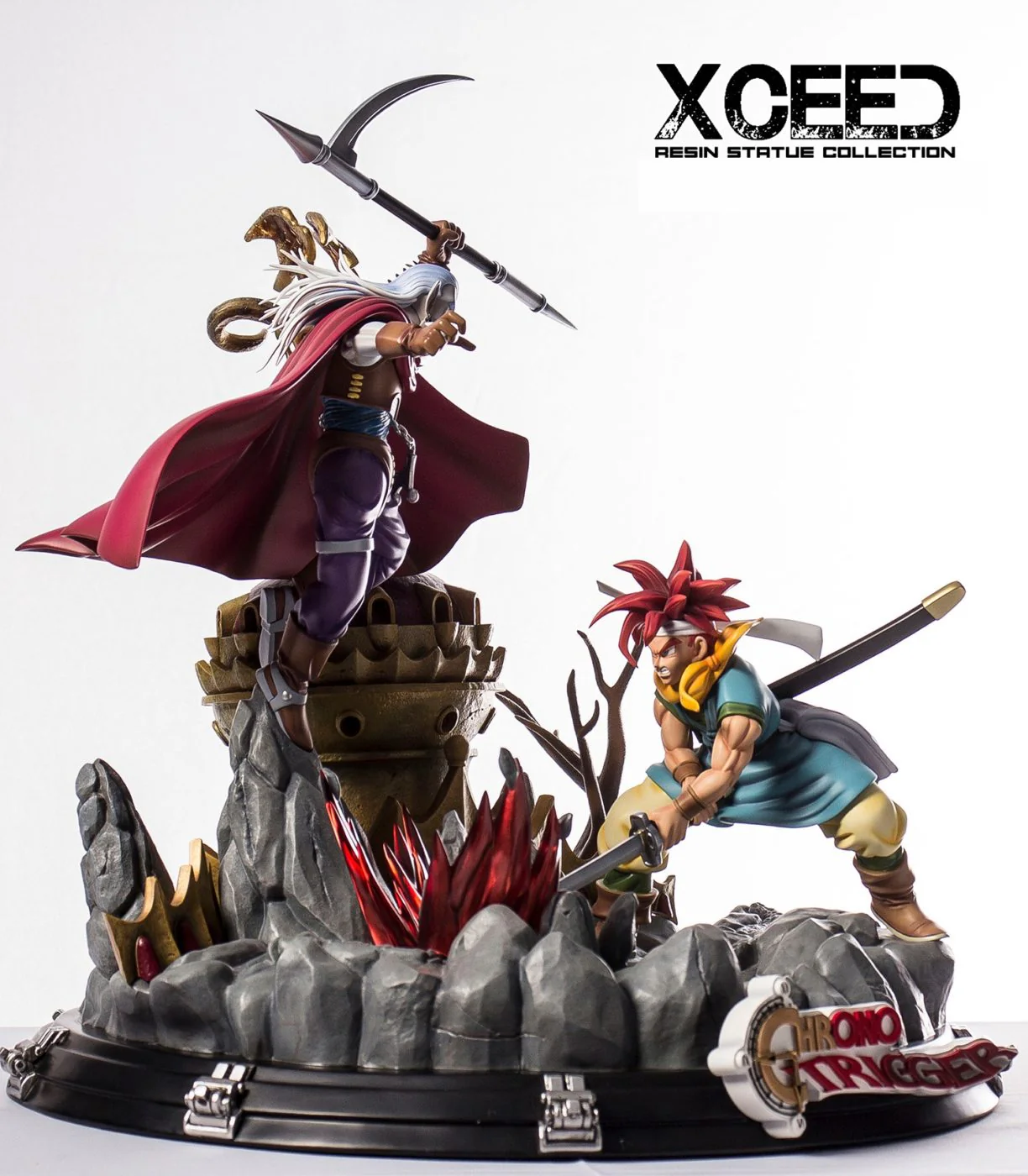 Chrono Trigger Chrono and Jiaji Statue by Xceed - Image 3