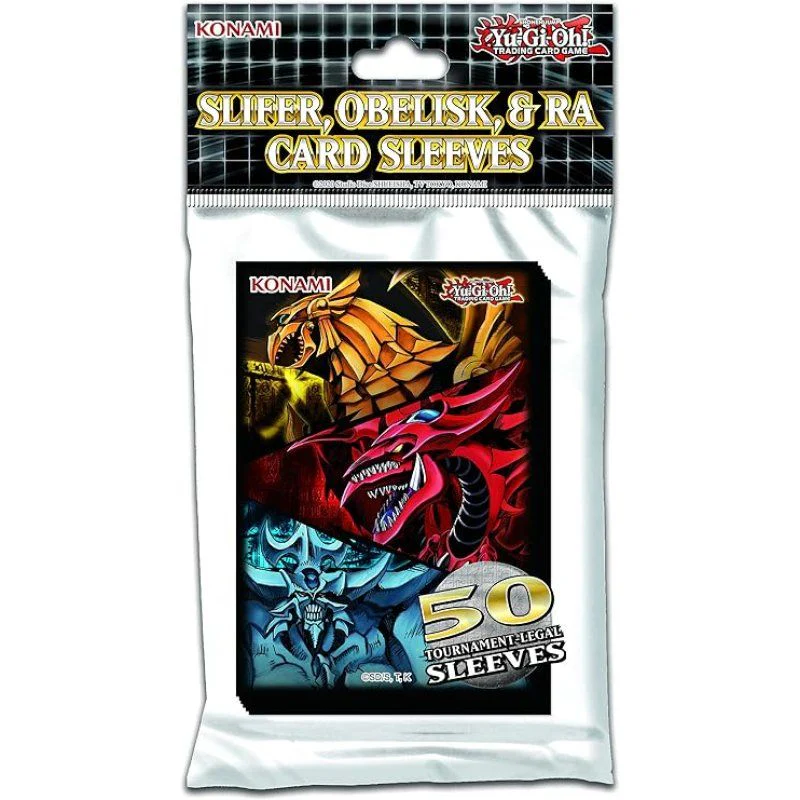 YGO TCG: Slifer Obelisk & Ra Card Sleeves - Image 2