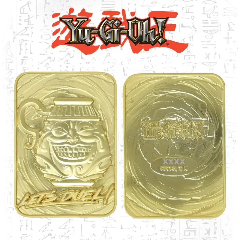 Yu-Gi-Oh! Limited Edition 24K Gold Plated Collectible - Pot of Greed - Image 2