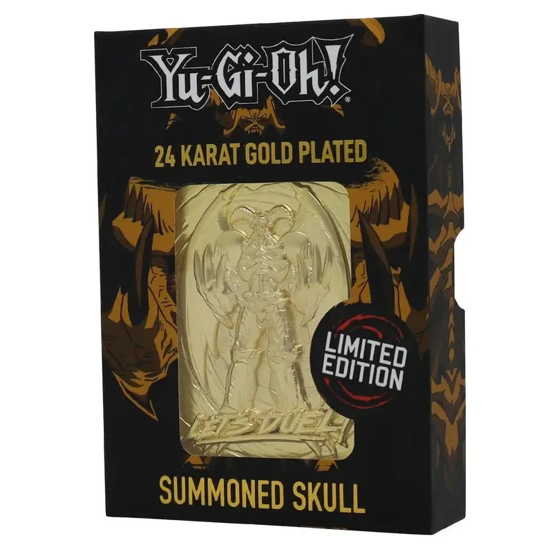Yu-Gi-Oh! Limited Edition 24K Gold Plated Collectible - Summoned Skull