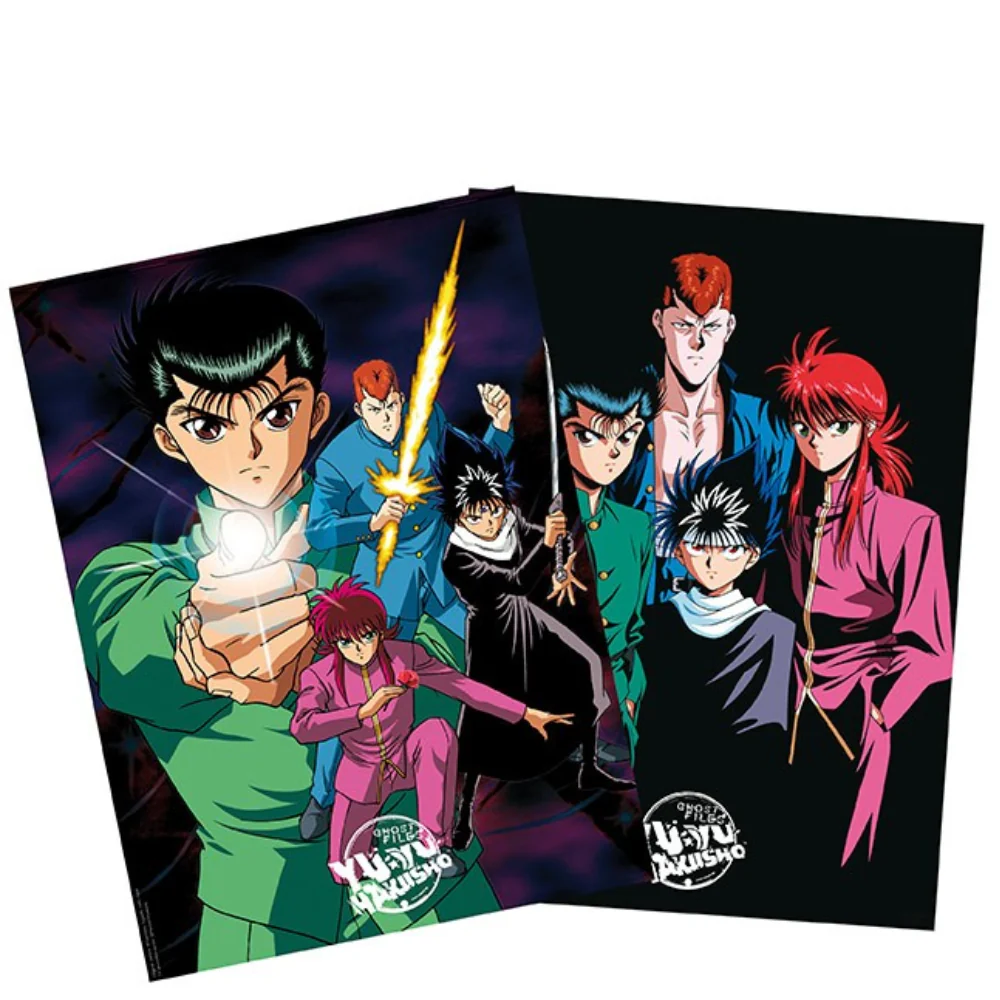 Yu Yu Hakusho Yusuke And His Group 52X38 cm Set 2 Chibi Posters by Gb Eye