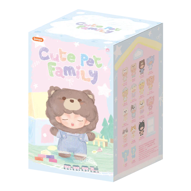 Yumo Cute Pet Family Mini Series Blind Box - Figures By Jotoys (1pc Random)