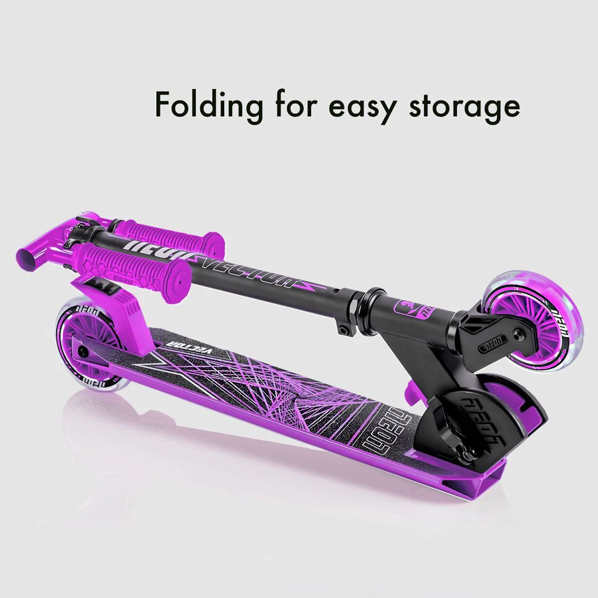 YVOLUTION Kids scooter Neon Vector - Pink - Image 2
