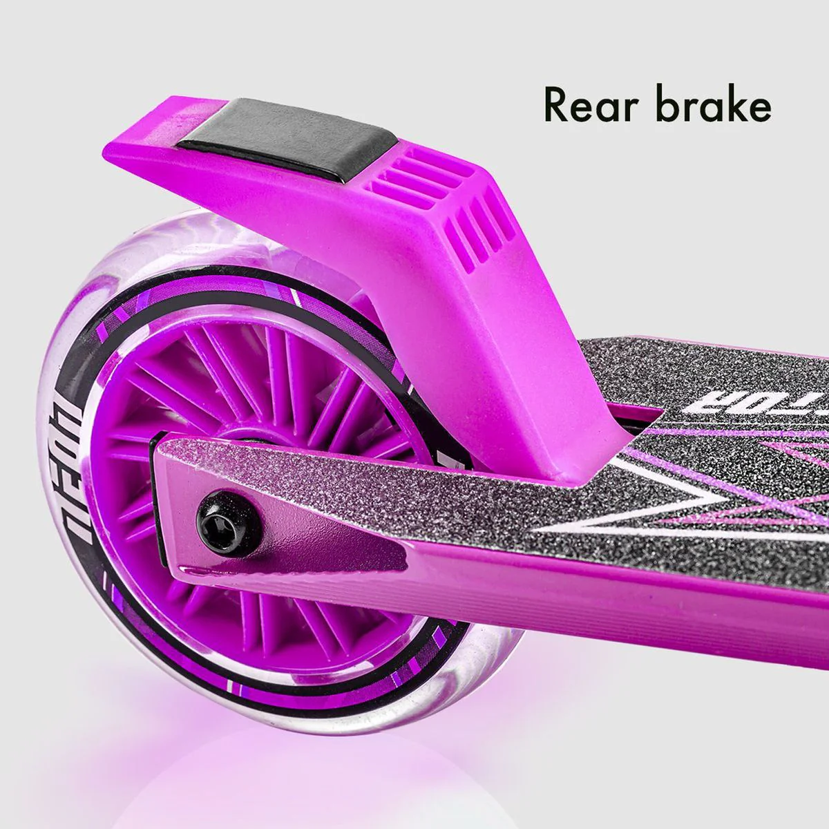 YVOLUTION Kids scooter Neon Vector - Pink - Image 4