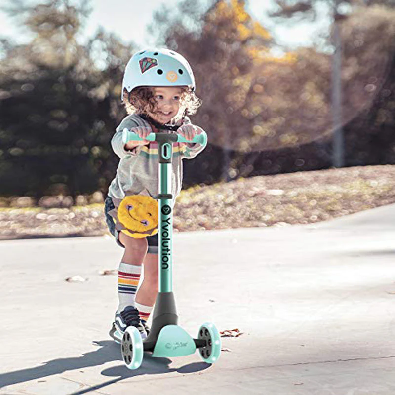 YVOLUTION Kids scooter Y Glider Nua - Green - Image 7