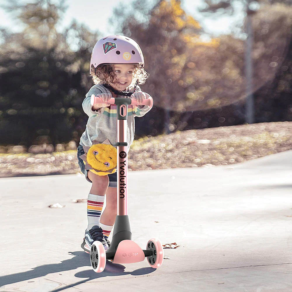 YVOLUTION Kids scooter Y Glider Nua - Pink - Image 7