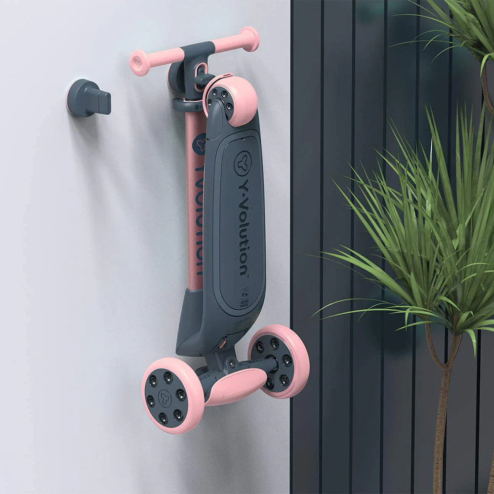 YVOLUTION Kids scooter Y Glider Nua - Pink - Image 8