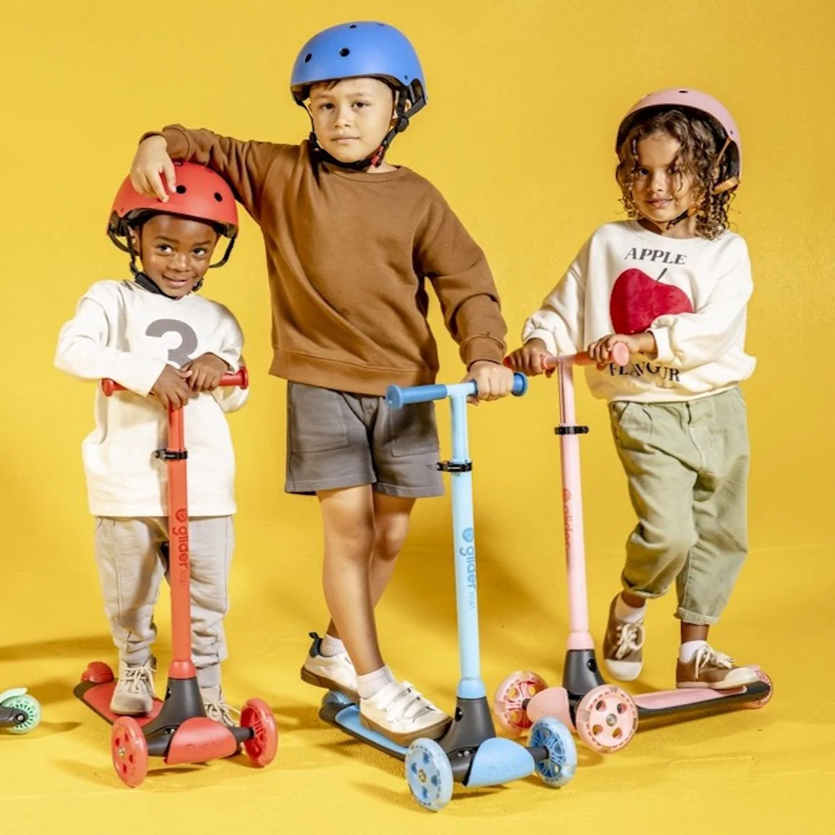 YVOLUTION Kids scooter Y Glider Kiwi - Blue - Image 8