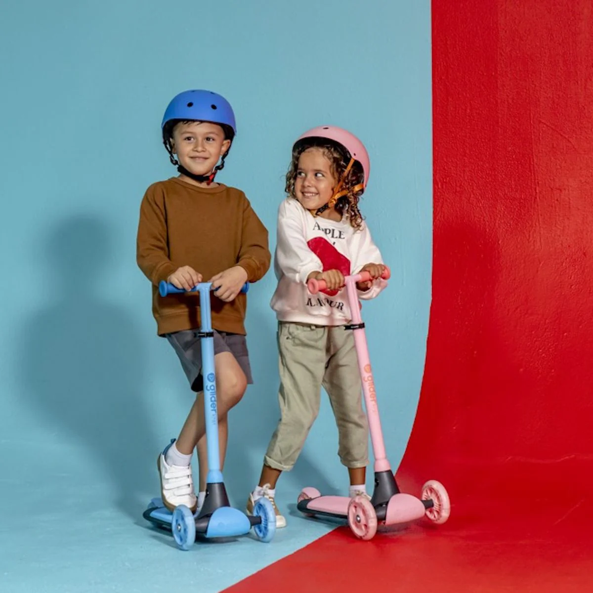 YVOLUTION Kids scooter Y Glider Kiwi - Pink - Image 7