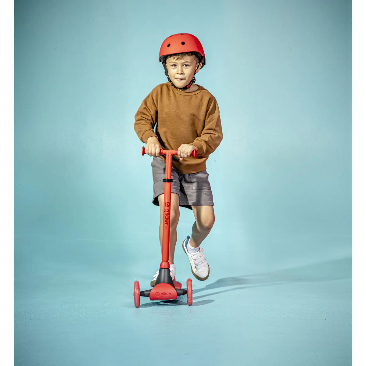 YVOLUTION Kids scooter YGlider Kiwi - Red - Image 3