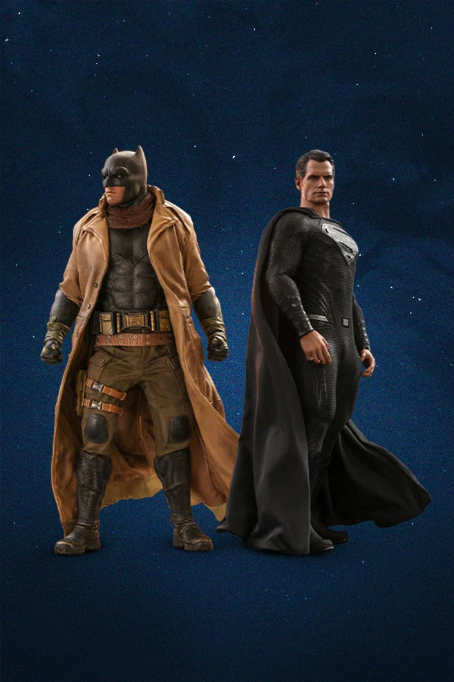 Zack Snyder's Justice League 1/6 Scale Knightmare Batman and Super Man Figure by Hot Toys - Image 2