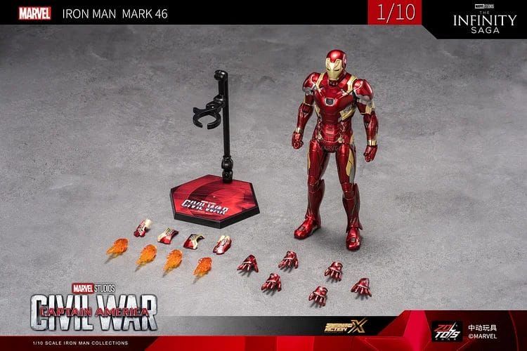 Marvel Iron Man MK46 Action Figure By ZD Toys - Image 2