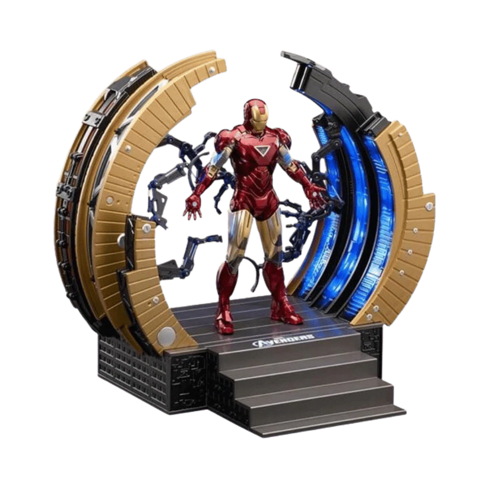 Marvel Iron Man Ring Suit REmoval Action Figure By ZD Toys