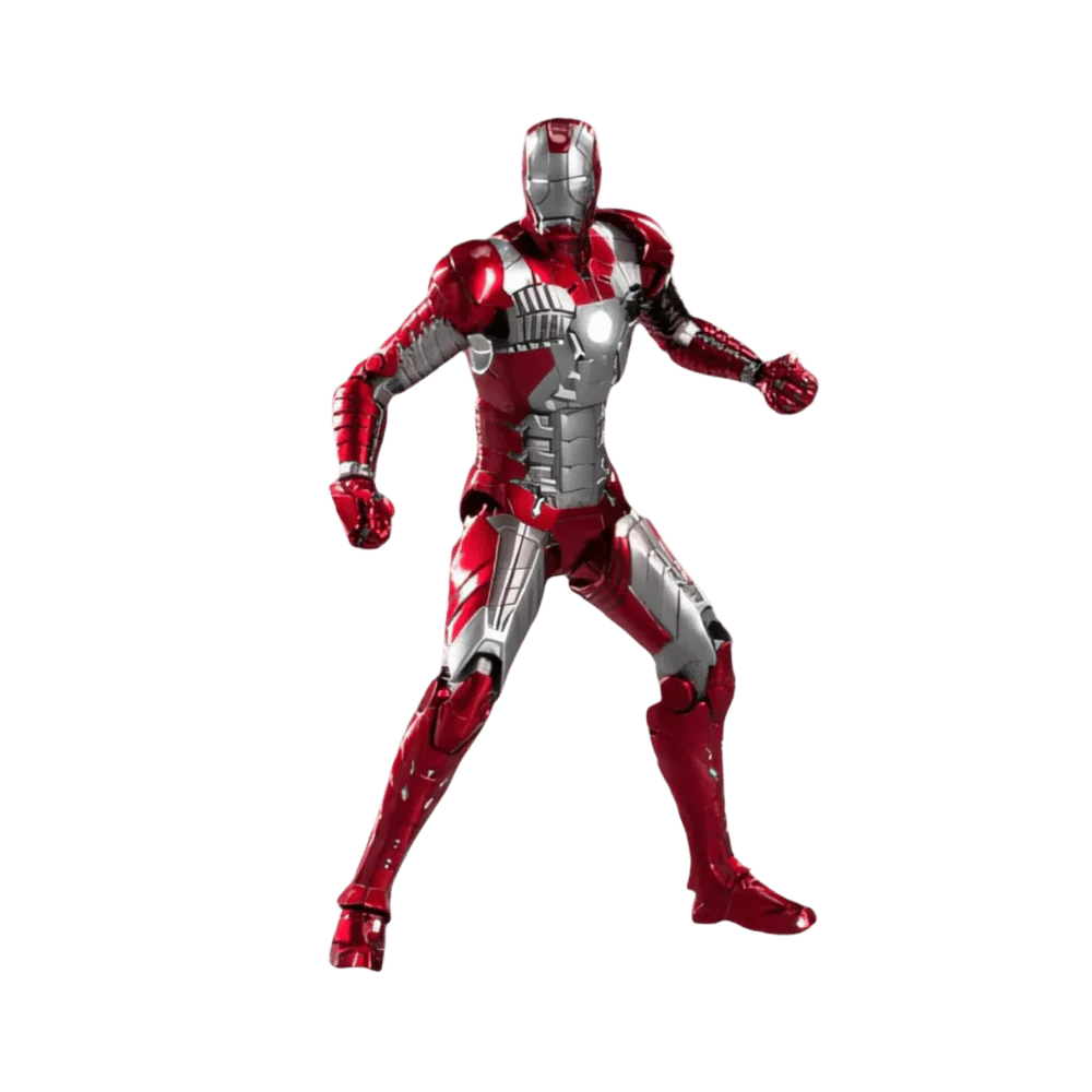 Marvel Luminous version of Iron Man MK5 Action Figure By ZD Toys