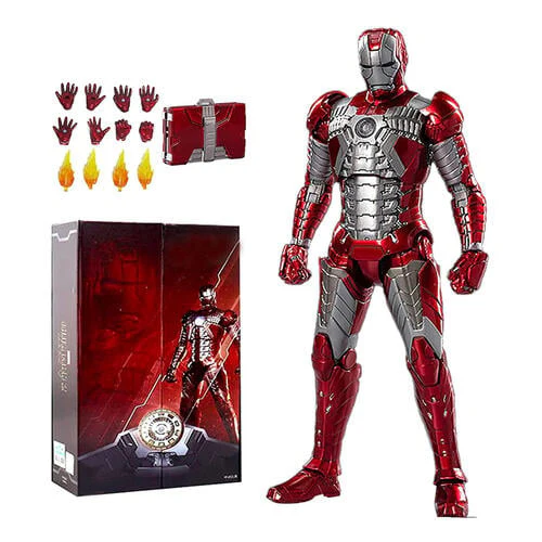 Marvel Luminous version of Iron Man MK5 Action Figure By ZD Toys - Image 2