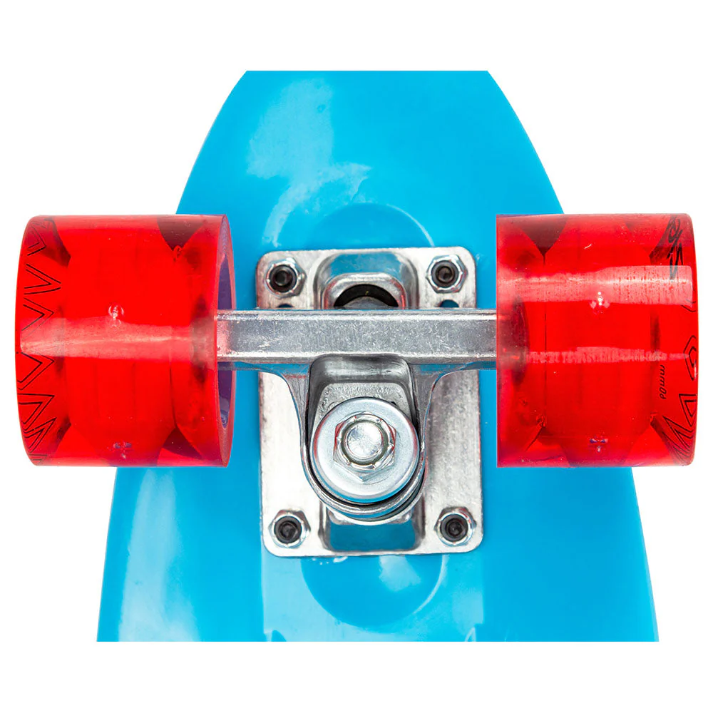 Ziggy - Skateboard Mini Cruiser W/ LED Wheels 22" - Blue - Image 3