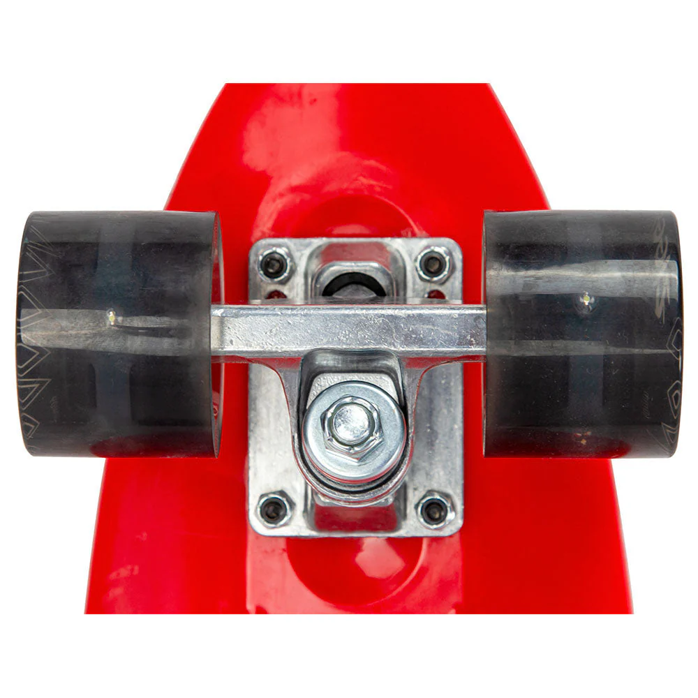 Ziggy - Skateboard Mini Cruiser W/ LED Wheels 22" - Red - Image 3