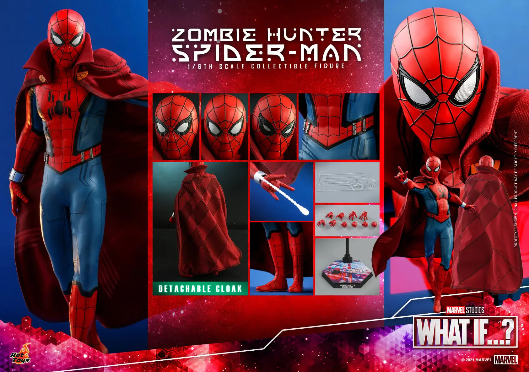 What If...? - Zombie Hunter Spidey 1/6 Scale Figure By Hot Toys - Image 5