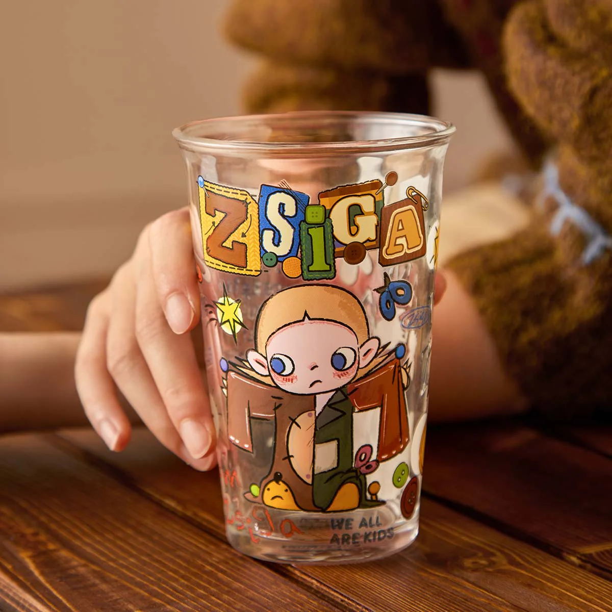 Zsiga We All Are Kids Series-Glass (Cold Water Cup) By Pop Mart - Image 3