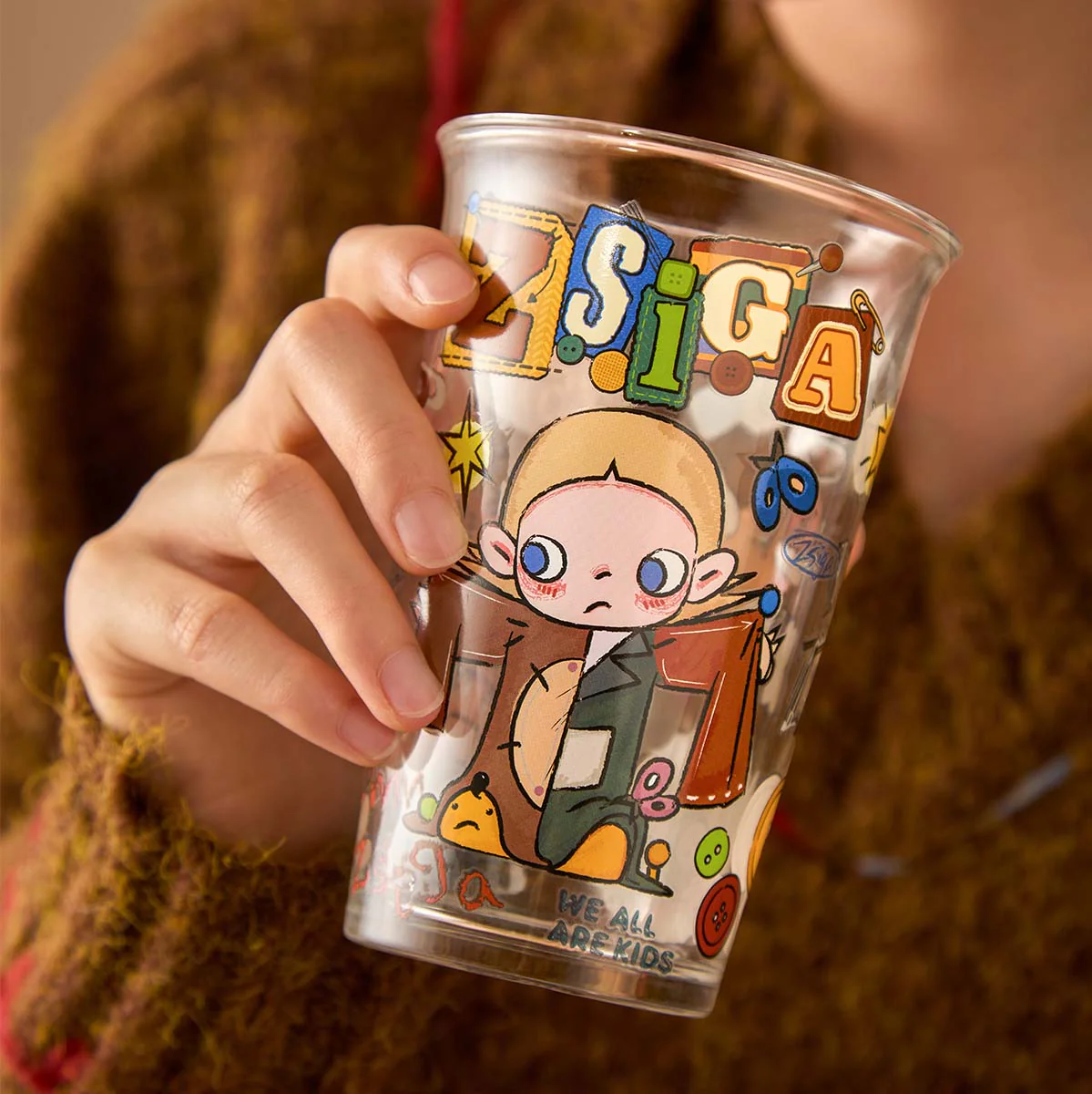 Zsiga We All Are Kids Series-Glass (Cold Water Cup) By Pop Mart - Image 4